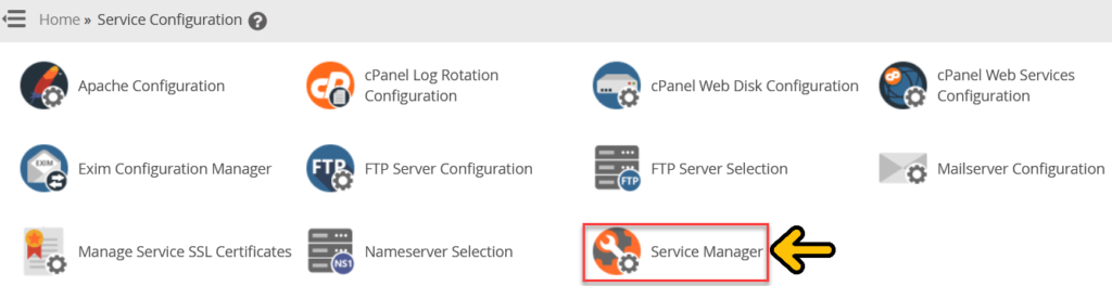 اضافه منفذ اضافي الي SMTP في cPanel 