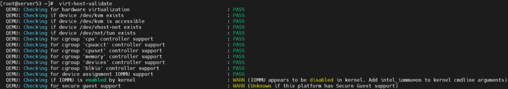 تثبيت KVM على AlmaLinux 8