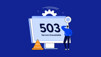 حل مشكلة خطأ 503 Service Unavailable