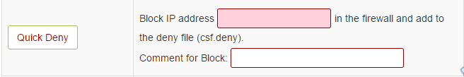 كيفية حظر IP في CSF